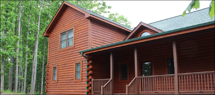 Log Home Staining in Creola, Ohio