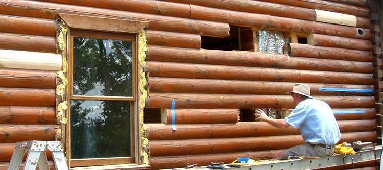 Log Home Repair Vinton County, Ohio