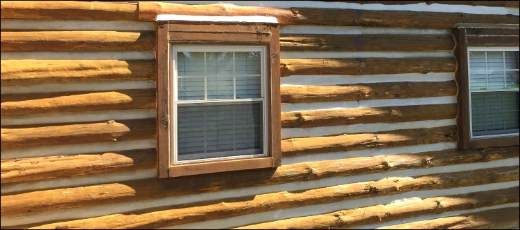 Log Home Whole Log Replacement  Hamden, Ohio