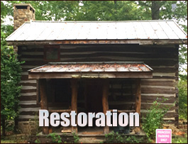 Historic Log Cabin Restoration  Vinton County, Ohio